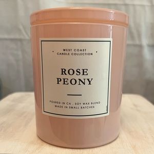 Leoben Co Weat Coast Candle Collection: Peony Rose